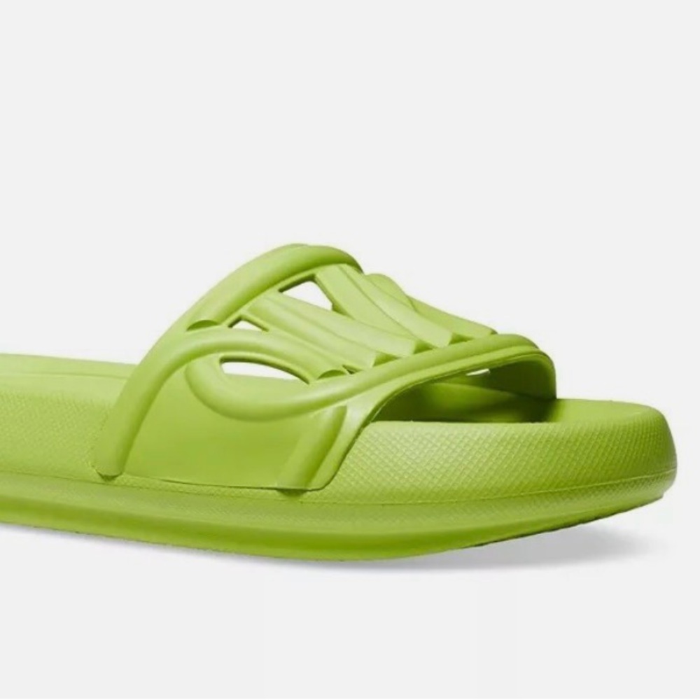 Michael Kors Lime Green Slide Sandals